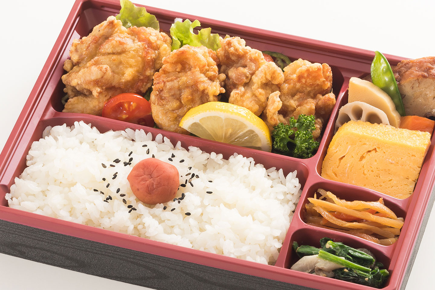 1000円お茶付弁当「長州どりの唐揚」 | KATSUMOTO厨房 | 下関市で弁当・寿司・オードブル・仕出し